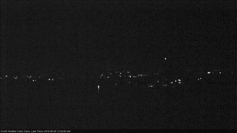 Lake Travis webcam, May 3, 2019 11:45 PM CT