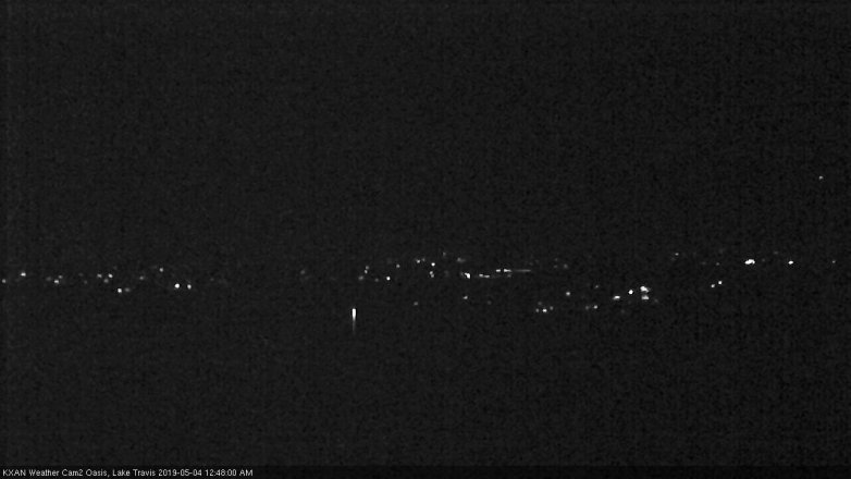 Lake Travis webcam, May 3, 2019 11:50 PM CT
