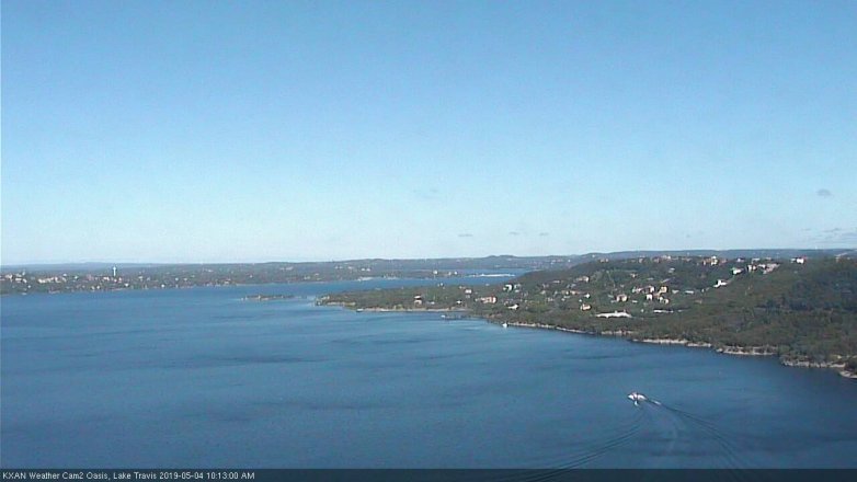 Lake Travis webcam, May 4, 2019 9:15 AM CT