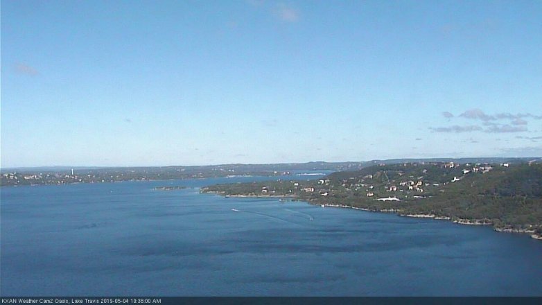 Lake Travis webcam, May 4, 2019 9:40 AM CT
