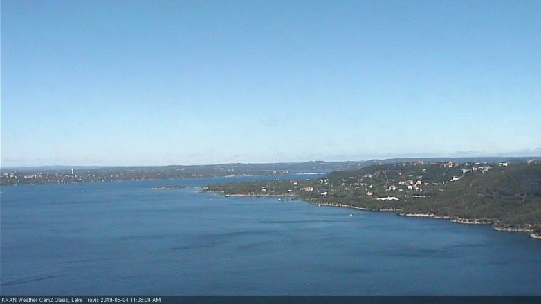 Lake Travis webcam, May 4, 2019 10:10 AM CT