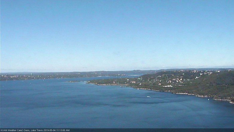Lake Travis webcam, May 4, 2019 10:15 AM CT