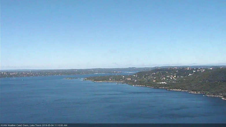 Lake Travis webcam, May 4, 2019 10:20 AM CT