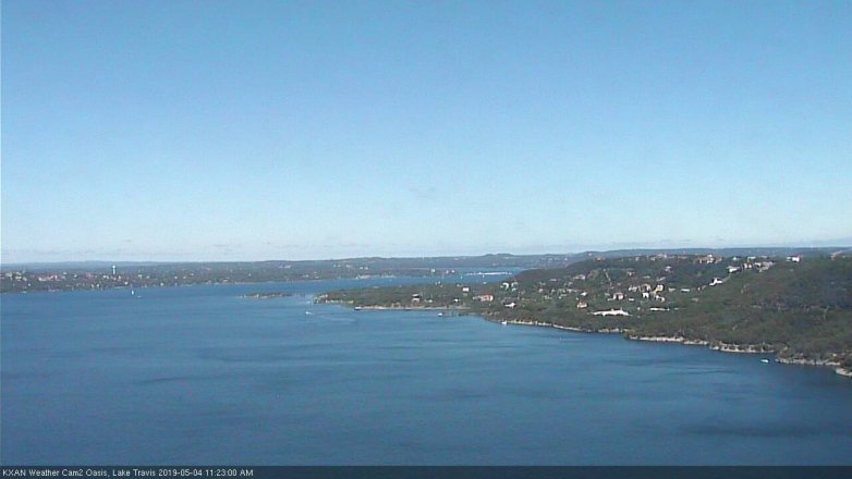 Lake Travis webcam, May 4, 2019 10:25 AM CT