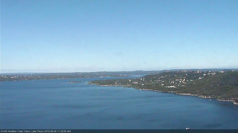 Lake Travis webcam, May 4, 2019 10:30 AM CT