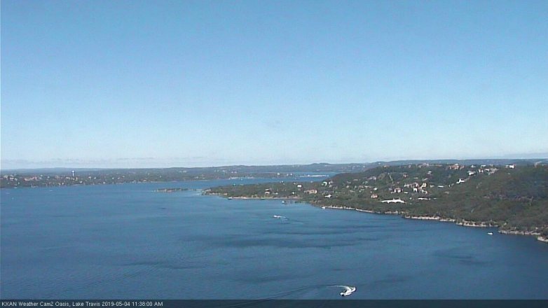 Lake Travis webcam, May 4, 2019 10:40 AM CT