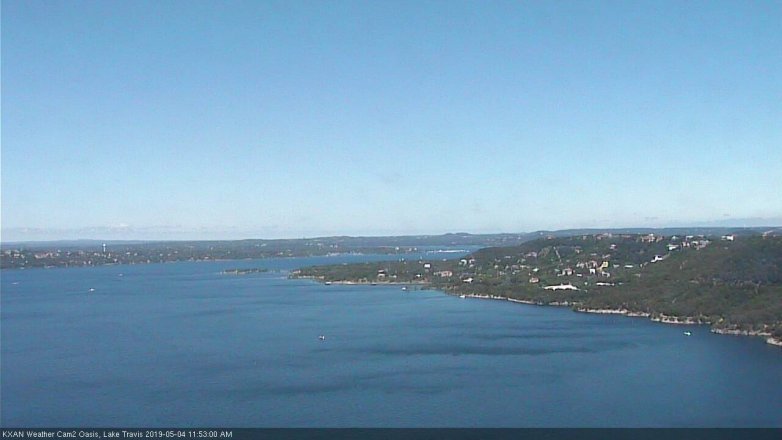 Lake Travis webcam, May 4, 2019 10:55 AM CT