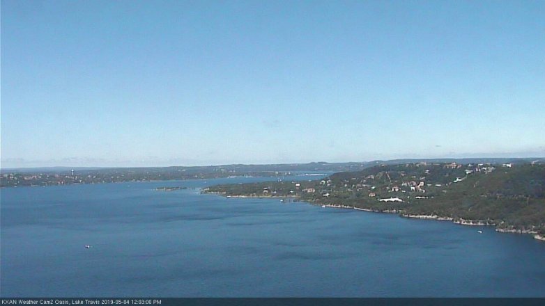 Lake Travis webcam, May 4, 2019 11:05 AM CT