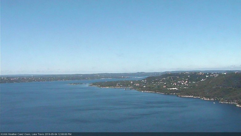 Lake Travis webcam, May 4, 2019 11:10 AM CT
