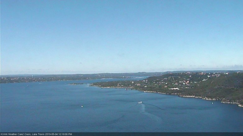 Lake Travis webcam, May 4, 2019 11:20 AM CT