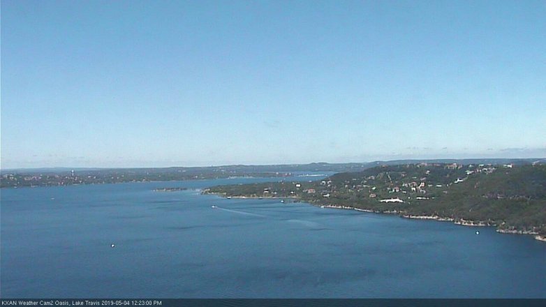 Lake Travis webcam, May 4, 2019 11:25 AM CT