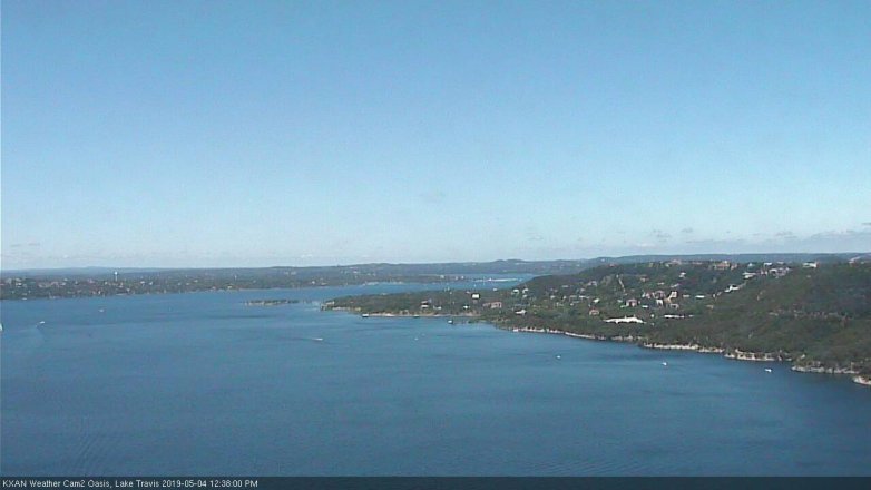 Lake Travis webcam, May 4, 2019 11:40 AM CT