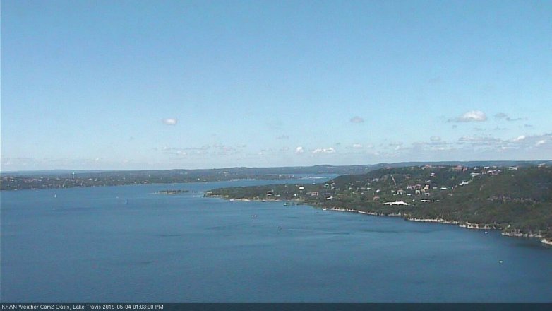 Lake Travis webcam, May 4, 2019 12:05 PM CT