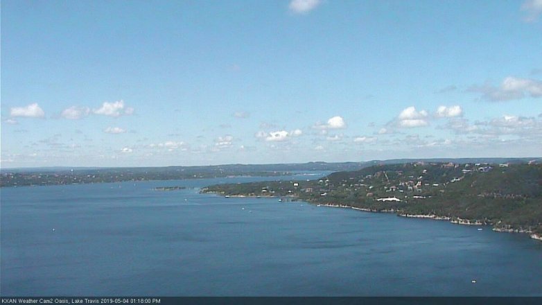 Lake Travis webcam, May 4, 2019 12:20 PM CT