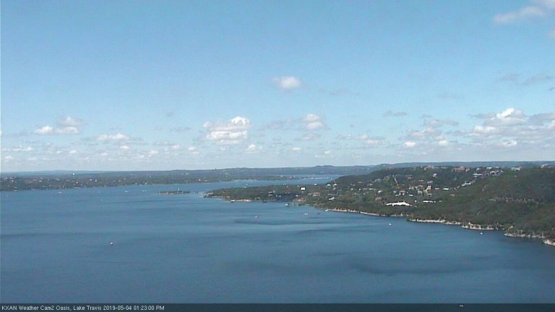 Lake Travis webcam, May 4, 2019 12:25 PM CT