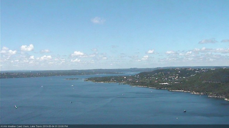 Lake Travis webcam, May 4, 2019 12:35 PM CT