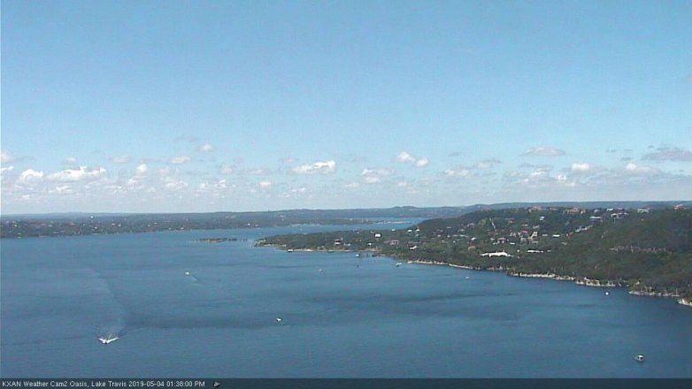 Lake Travis webcam, May 4, 2019 12:40 PM CT
