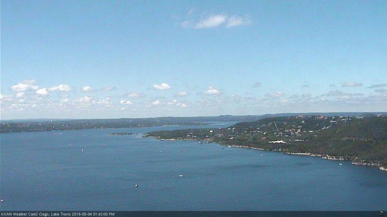 Lake Travis webcam, May 4, 2019 12:45 PM CT