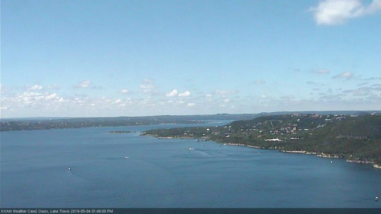 Lake Travis webcam, May 4, 2019 12:50 PM CT