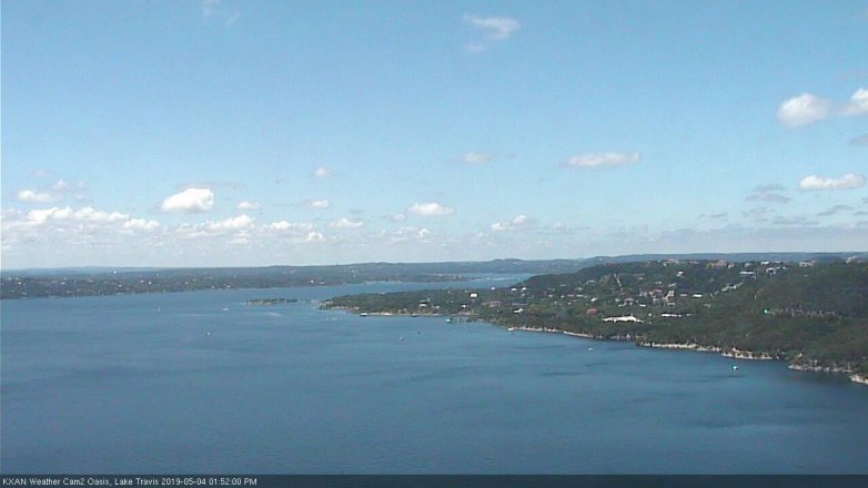 Lake Travis webcam, May 4, 2019 12:55 PM CT