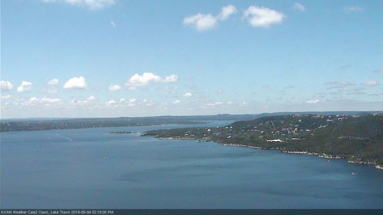 Lake Travis webcam, May 4, 2019 1:20 PM CT