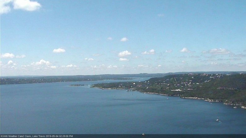 Lake Travis webcam, May 4, 2019 1:30 PM CT