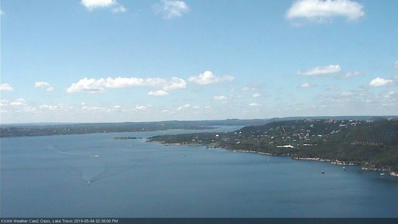 Lake Travis webcam, May 4, 2019 1:40 PM CT