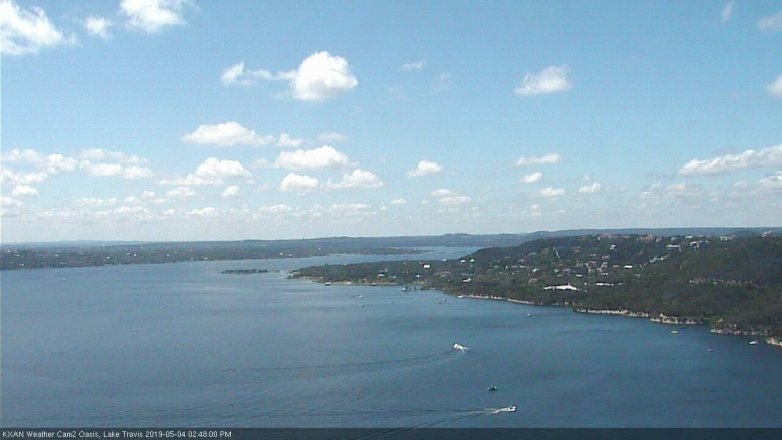 Lake Travis webcam, May 4, 2019 1:50 PM CT