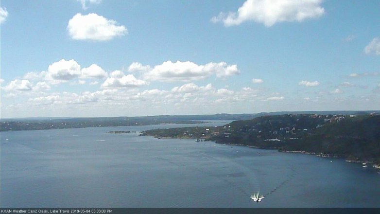 Lake Travis webcam, May 4, 2019 2:05 PM CT