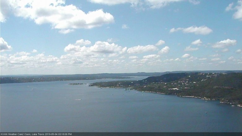 Lake Travis webcam, May 4, 2019 2:20 PM CT