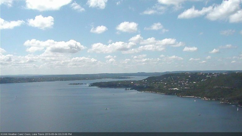 Lake Travis webcam, May 4, 2019 2:25 PM CT
