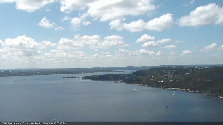 Lake Travis webcam, May 4, 2019 2:30 PM CT