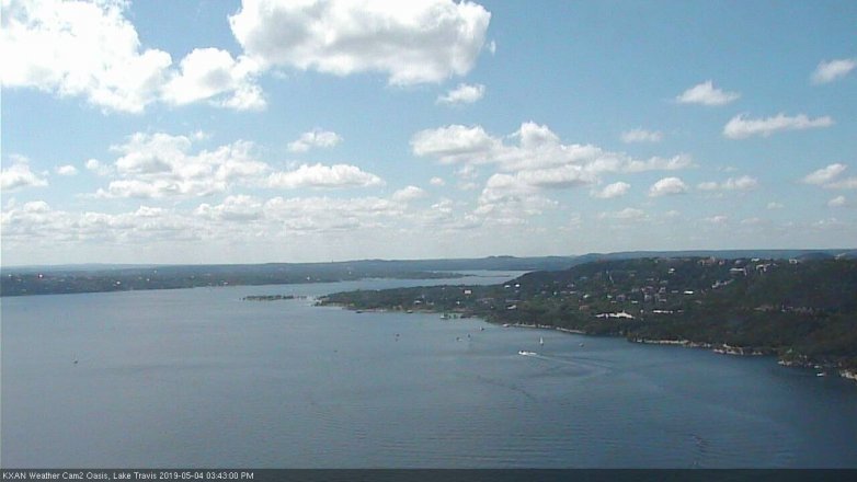 Lake Travis webcam, May 4, 2019 2:45 PM CT