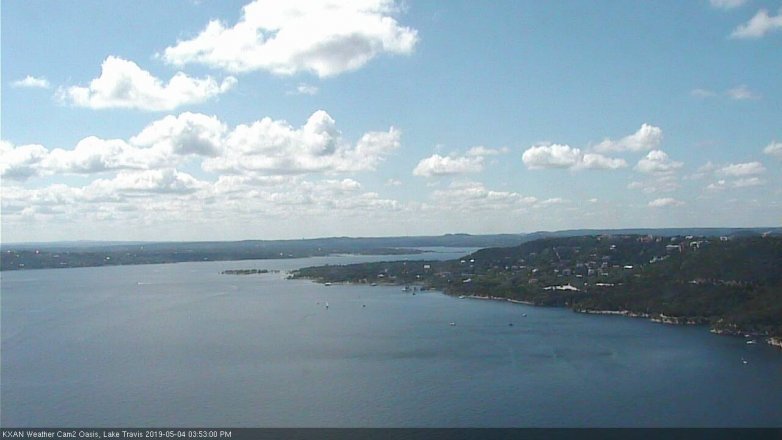 Lake Travis webcam, May 4, 2019 2:55 PM CT