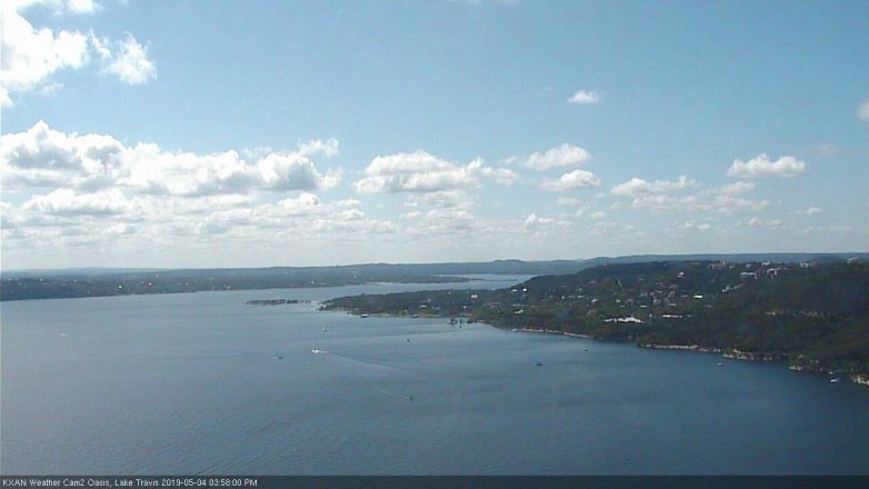 Lake Travis webcam, May 4, 2019 3:00 PM CT