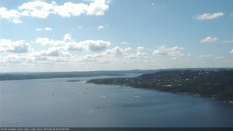 Lake Travis webcam, May 4, 2019 3:30 PM CT