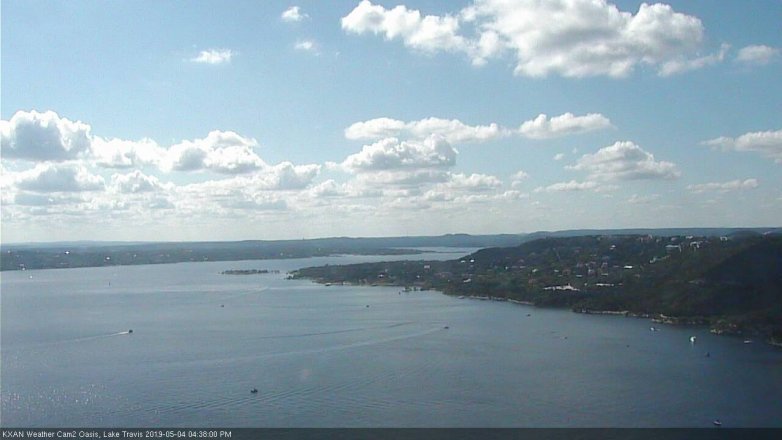 Lake Travis webcam, May 4, 2019 3:40 PM CT