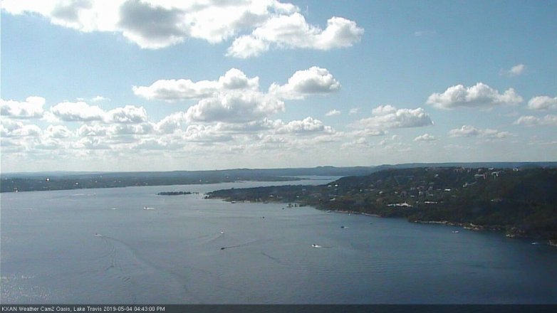 Lake Travis webcam, May 4, 2019 3:45 PM CT