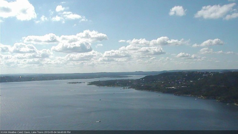 Lake Travis webcam, May 4, 2019 3:50 PM CT