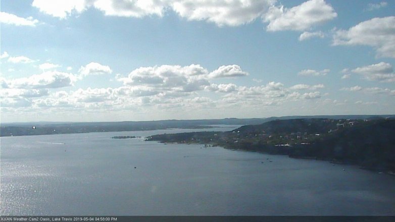 Lake Travis webcam, May 4, 2019 4:00 PM CT