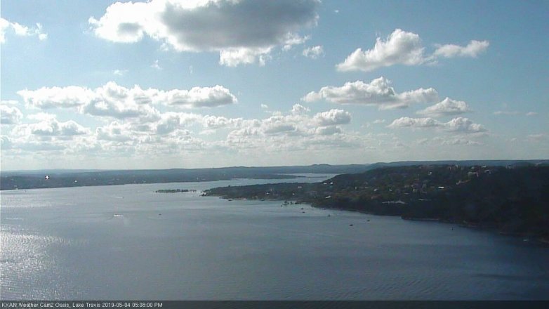 Lake Travis webcam, May 4, 2019 4:10 PM CT