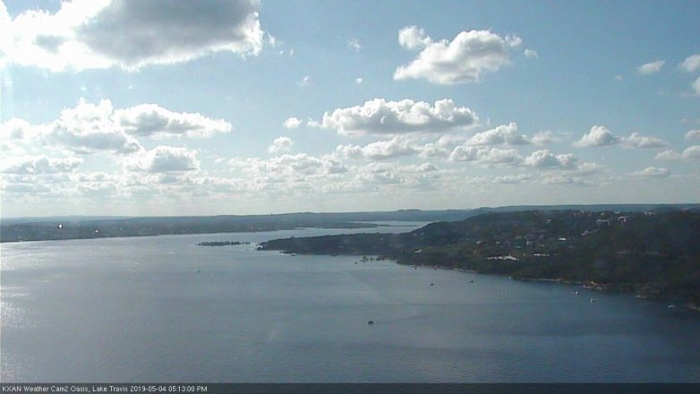 Lake Travis webcam, May 4, 2019 4:15 PM CT