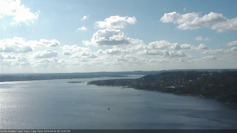 Lake Travis webcam, May 4, 2019 4:20 PM CT