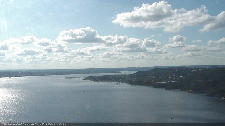 Lake Travis webcam, May 4, 2019 4:25 PM CT