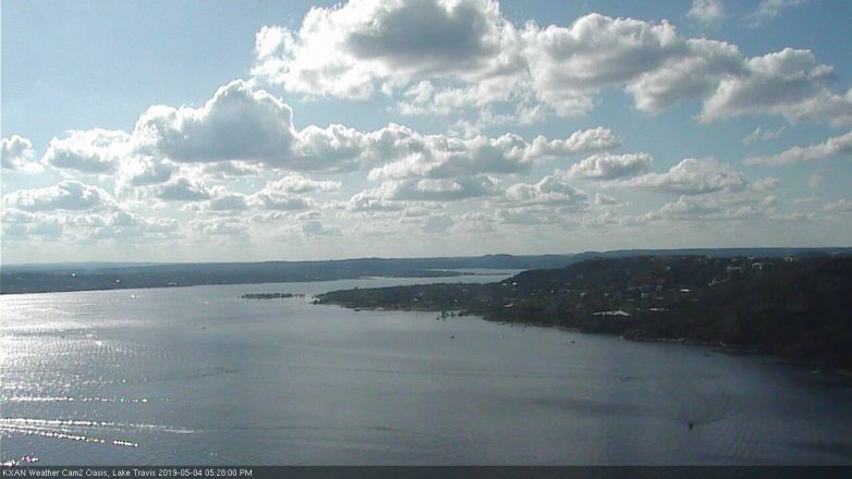 Lake Travis webcam, May 4, 2019 4:30 PM CT