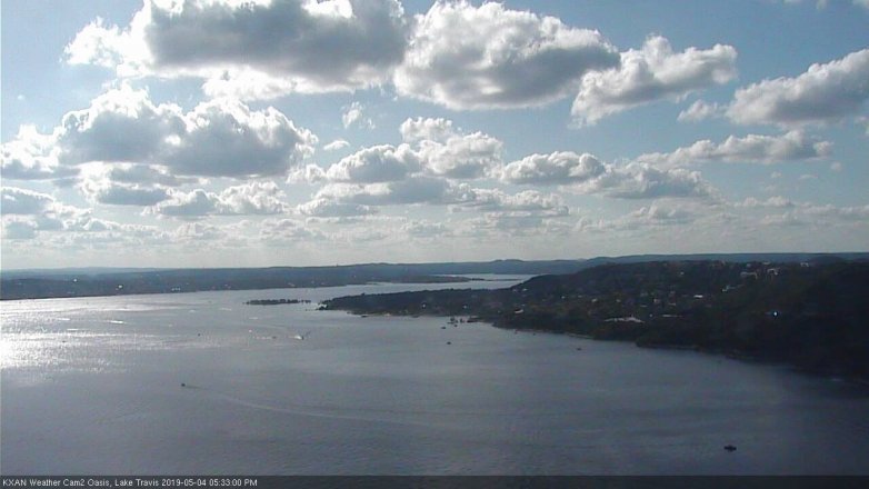 Lake Travis webcam, May 4, 2019 4:35 PM CT