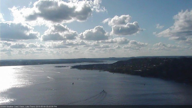 Lake Travis webcam, May 4, 2019 4:45 PM CT