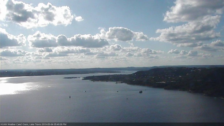 Lake Travis webcam, May 4, 2019 4:50 PM CT