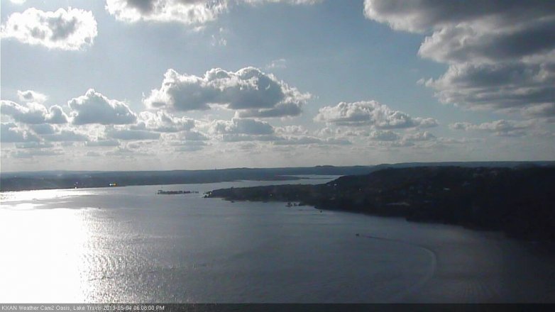 Lake Travis webcam, May 4, 2019 5:10 PM CT