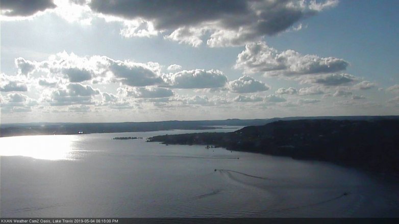 Lake Travis webcam, May 4, 2019 5:20 PM CT